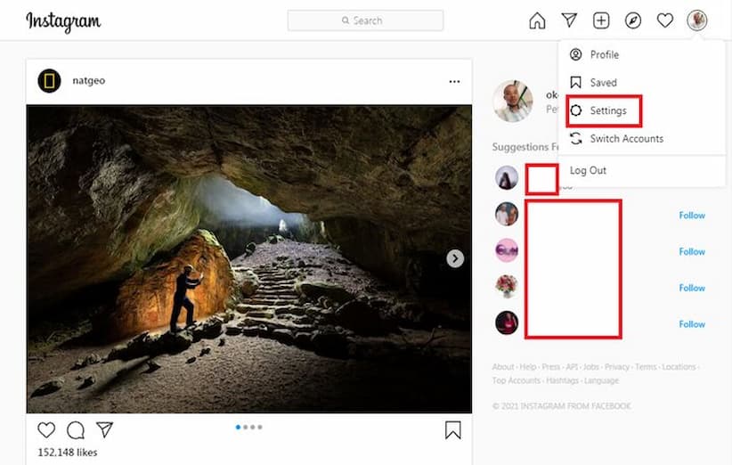 دی ‌اکتیو کردن اینستاگرام 