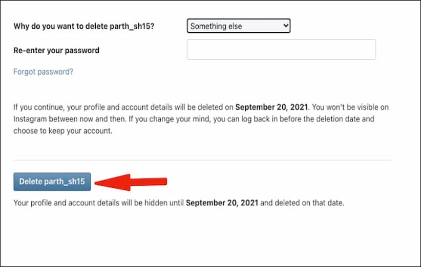 دی اکتیو کردن دائم اینستاگرام