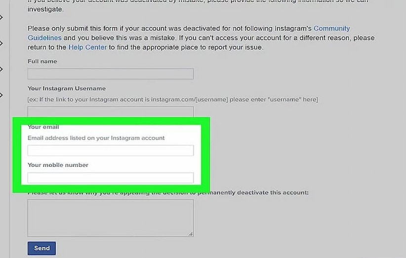 تعلیق حساب اینستاگرام